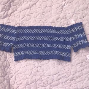 ⭐️ Urban Outfitters Royal Blue Smocked Tube Top